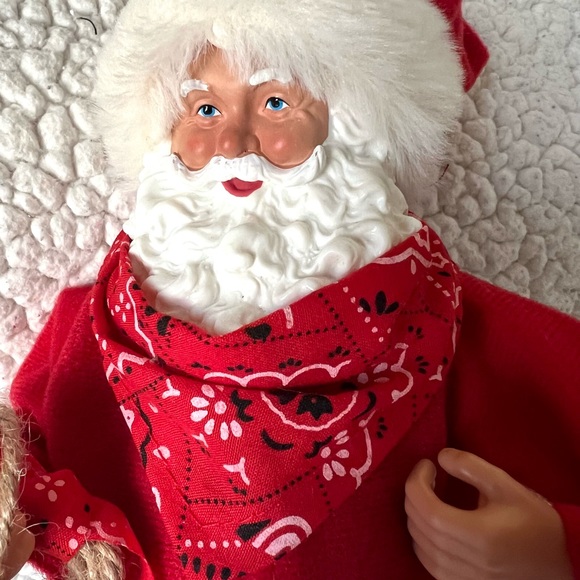 NWT 10.5 inch Cowboy Santa Clause - Picture 8 of 9